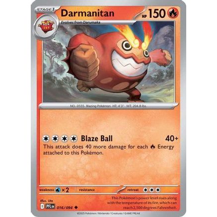 Darmanitan 16 - ME02 Phantasmal Flames Reverse Holofoil