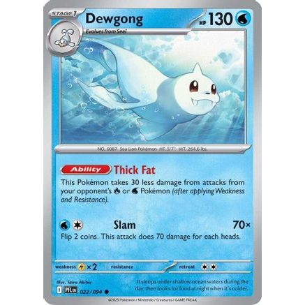 Dewgong - 022/094 22 - ME02 Phantasmal Flames Reverse Holofoil