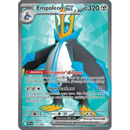 Empoleon ex - 114/094 114 - ME02 Phantasmal Flames Holofoil