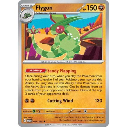 Flygon - 053/094 53 - ME02 Phantasmal Flames Reverse Holofoil