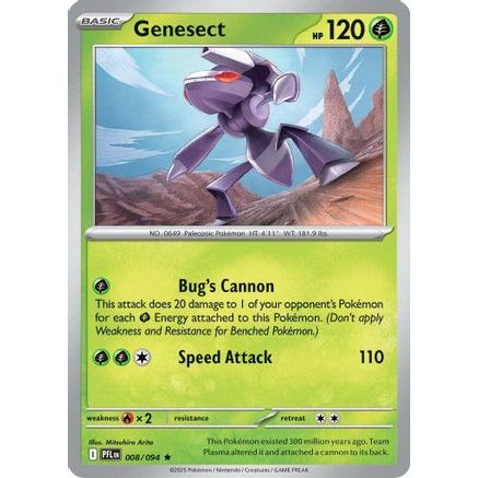Genesect 8 - ME02 Phantasmal Flames Holofoil