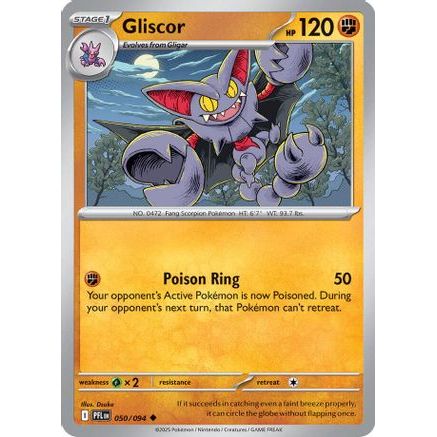 Gliscor 50 - ME02 Phantasmal Flames Reverse Holofoil