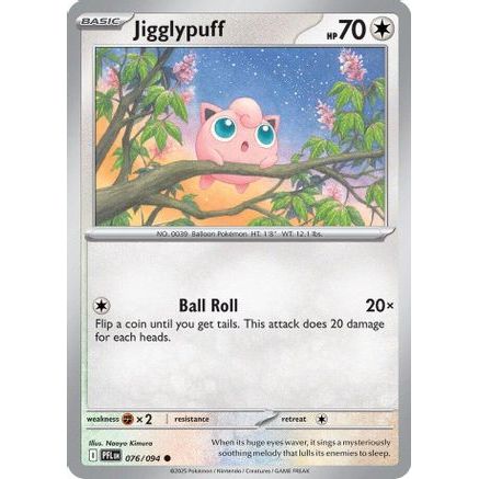 Jigglypuff 76 - ME02 Phantasmal Flames Reverse Holofoil
