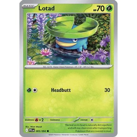 Lotad 5 - ME02 Phantasmal Flames Reverse Holofoil