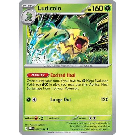 Ludicolo - 007/094 7 - ME02 Phantasmal Flames