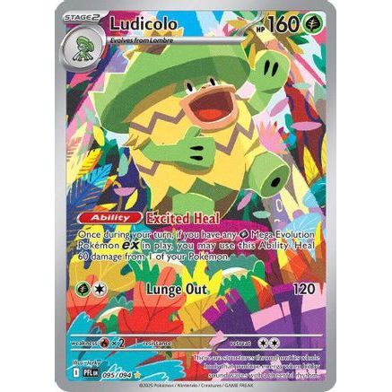 Ludicolo - 095/094 95 - ME02 Phantasmal Flames Holofoil