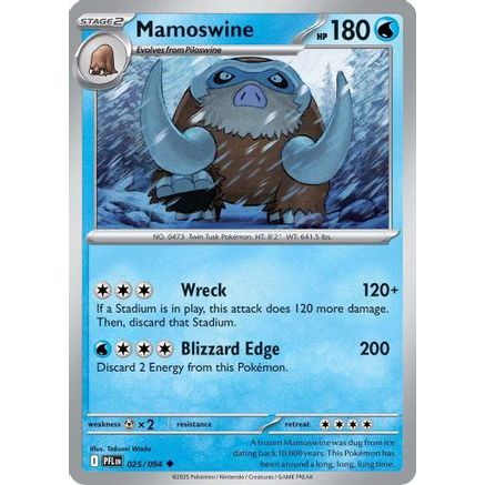 Mamoswine 25 - ME02 Phantasmal Flames