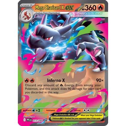 Mega Charizard X ex - 013/094 13 - ME02 Phantasmal Flames Holofoil