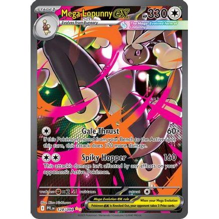 Mega Lopunny ex - 128/094 128 - ME02 Phantasmal Flames Holofoil