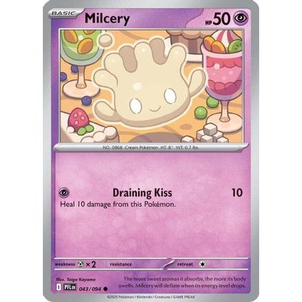 Milcery 43 - ME02 Phantasmal Flames Reverse Holofoil