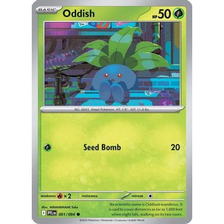 Oddish 1 - ME02 Phantasmal Flames Reverse Holofoil