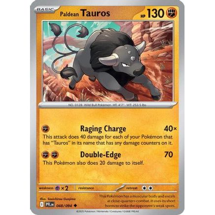 Paldean Tauros 48 - ME02 Phantasmal Flames