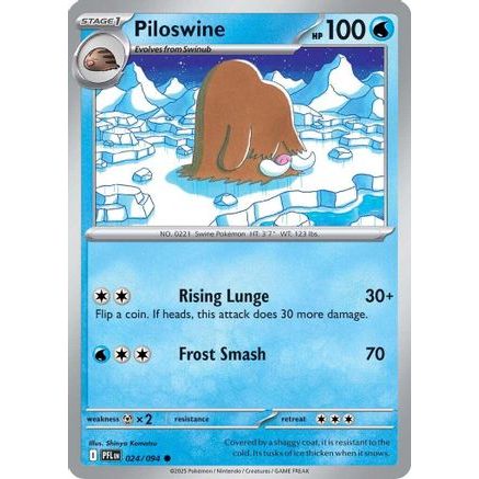 Piloswine 24 - ME02 Phantasmal Flames