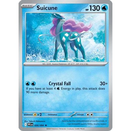 Suicune 26 - ME02 Phantasmal Flames Reverse Holofoil