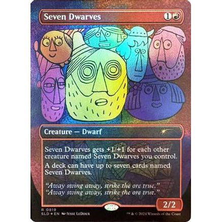 Seven Dwarves (0819) (SLD-819) - Secret Lair Drop Series Foil