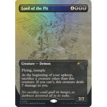 Lord of the Pit (Sketch Showcase) (Rainbow Foil) (SLD-893) - Secret Lair Drop Series Foil