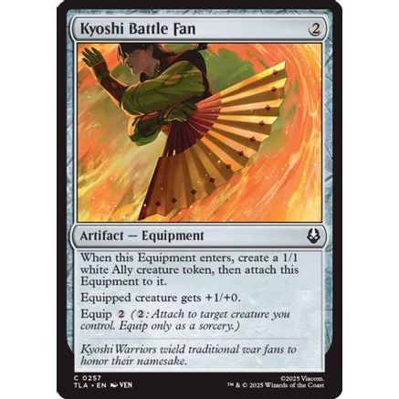 Kyoshi Battle Fan (TLA-257) - Avatar: The Last Airbender