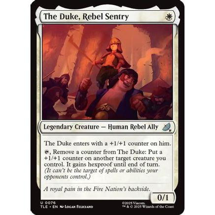 The Duke, Rebel Sentry (TLE-076) - Avatar: The Last Airbender: Eternal-Legal Foil