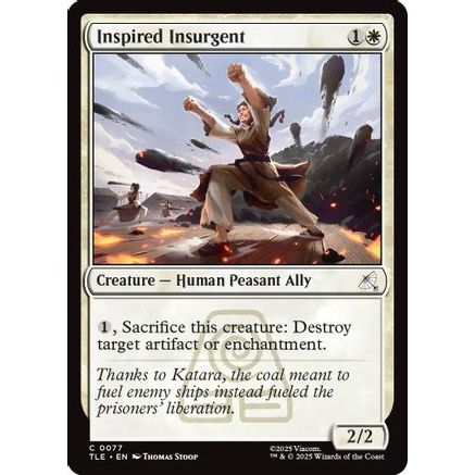 Inspired Insurgent (TLE-077) - Avatar: The Last Airbender: Eternal-Legal Foil