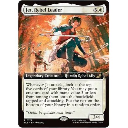Jet, Rebel Leader (Extended Art) (TLE-172) - Avatar: The Last Airbender: Eternal-Legal