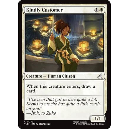 Kindly Customer (TLE-079) - Avatar: The Last Airbender: Eternal-Legal Foil