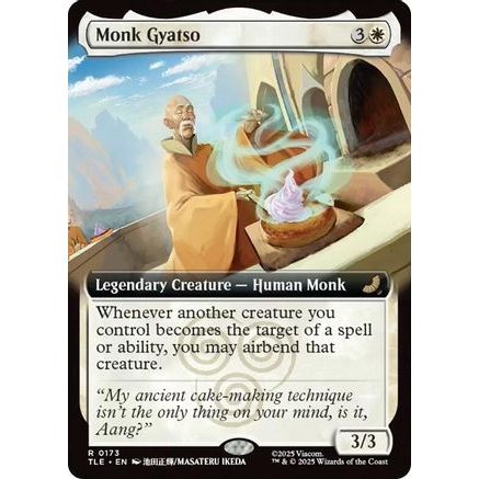 Monk Gyatso (Extended Art) (TLE-173) - Avatar: The Last Airbender: Eternal-Legal Foil