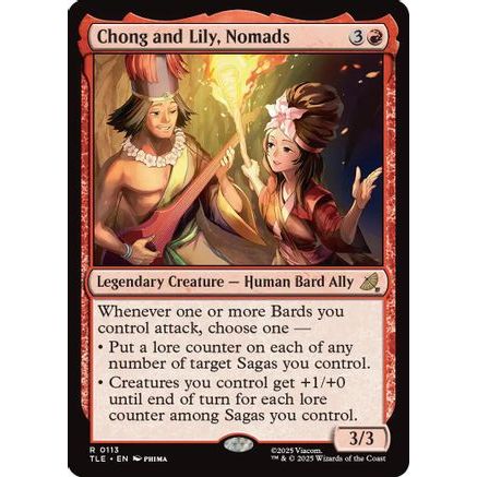 Chong and Lily, Nomads (TLE-113) - Avatar: The Last Airbender: Eternal-Legal Foil