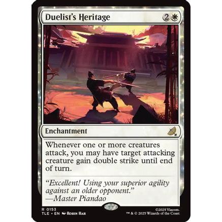 Duelist's Heritage (TLE-153) - Avatar: The Last Airbender: Eternal-Legal