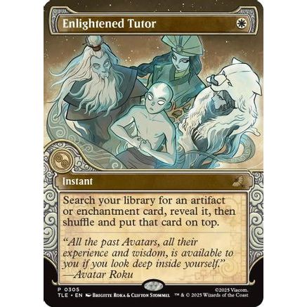 Enlightened Tutor (Showcase) (TLE-305) - Avatar: The Last Airbender: Eternal-Legal