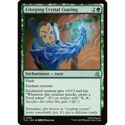 Creeping Crystal Coating (TLE-136) - Avatar: The Last Airbender: Eternal-Legal Foil