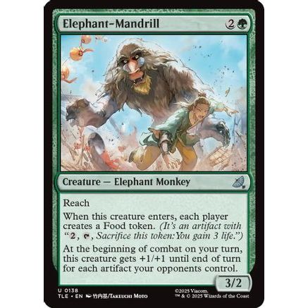Elephant-Mandrill (TLE-138) - Avatar: The Last Airbender: Eternal-Legal Foil