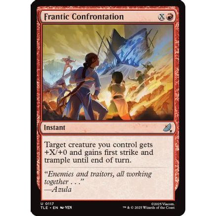 Frantic Confrontation (TLE-117) - Avatar: The Last Airbender: Eternal-Legal Foil