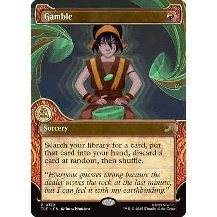 Gamble (Showcase) (TLE-312) - Avatar: The Last Airbender: Eternal-Legal