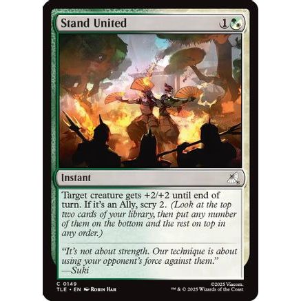 Stand United (TLE-149) - Avatar: The Last Airbender: Eternal-Legal Foil