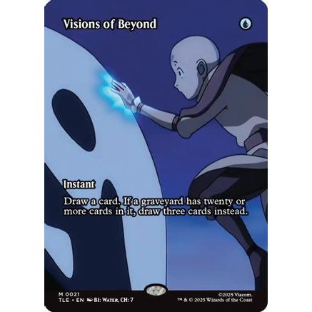 Visions of Beyond (Borderless) (TLE-021) - Avatar: The Last Airbender: Eternal-Legal Foil