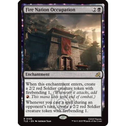 Fire Nation Occupation (TLE-105) - Avatar: The Last Airbender: Eternal-Legal Foil