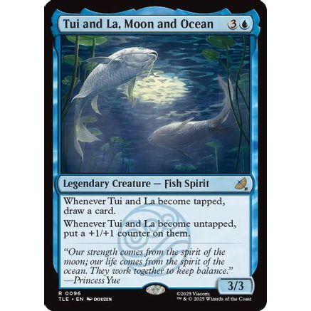 Tui and La, Moon and Ocean (TLE-096) - Avatar: The Last Airbender: Eternal-Legal Foil