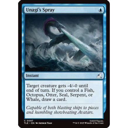 Unagi's Spray (TLE-097) - Avatar: The Last Airbender: Eternal-Legal Foil