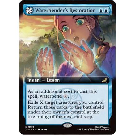 Waterbender's Restoration (Extended Art) (TLE-183) - Avatar: The Last Airbender: Eternal-Legal