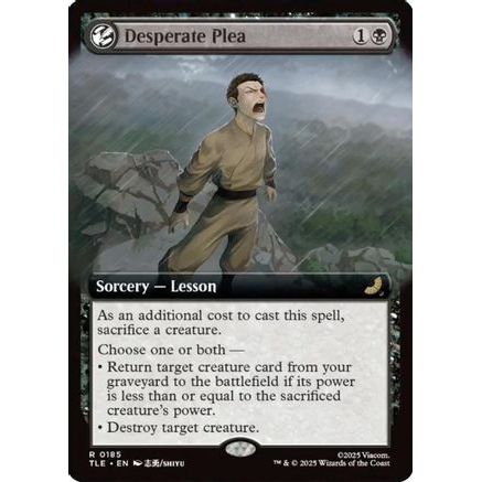 Desperate Plea (Extended Art) (TLE-185) - Avatar: The Last Airbender: Eternal-Legal Foil