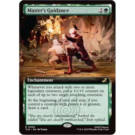 Master's Guidance (Extended Art) (TLE-206) - Avatar: The Last Airbender: Eternal-Legal Foil