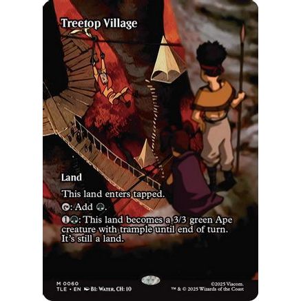 Treetop Village (Borderless) (TLE-060) - Avatar: The Last Airbender: Eternal-Legal