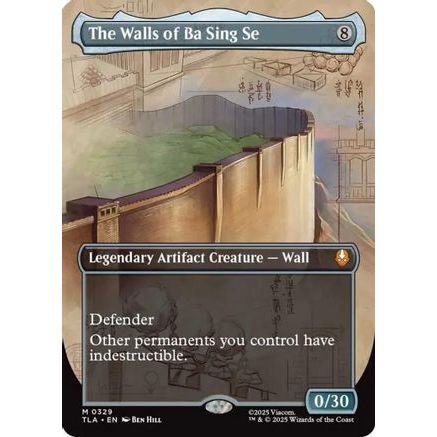 The Walls of Ba Sing Se (Borderless) (TLA-329) - Avatar: The Last Airbender Foil