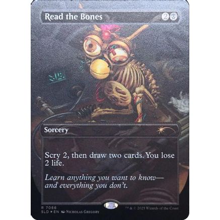 Read the Bones (Rainbow Foil) (SLD-7066) - Secret Lair Drop Series Foil