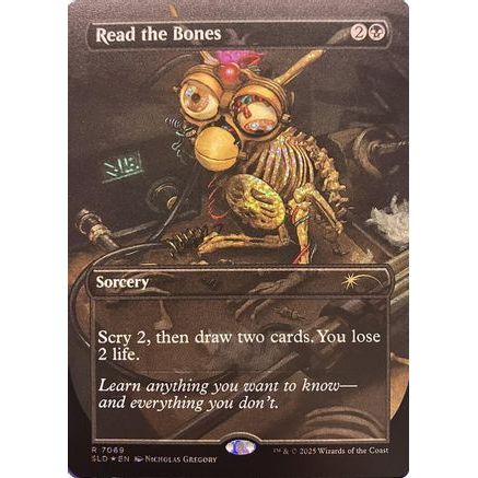 Read the Bones (Confetti Foil) (SLD-7069) - Secret Lair Drop Series Foil