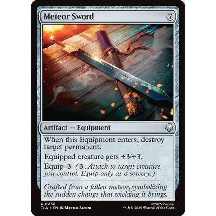 Meteor Sword (TLA-258) - Avatar: The Last Airbender Foil
