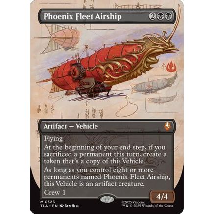 Phoenix Fleet Airship (Borderless) (TLA-323) - Avatar: The Last Airbender Foil