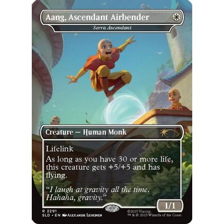 Aang, Ascendant Airbender - Serra Ascendant (SLD-2291) - Secret Lair Drop Series