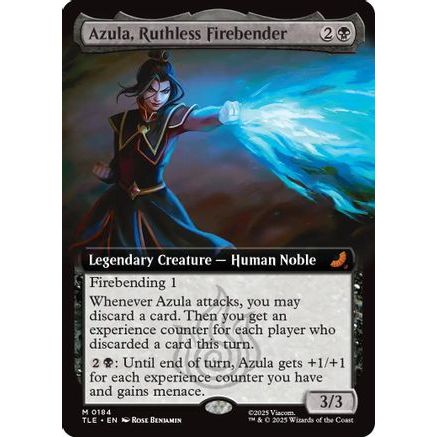 Azula, Ruthless Firebender (Extended Art) (TLE-184) - Avatar: The Last Airbender: Eternal-Legal