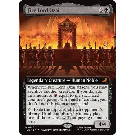 Fire Lord Ozai (Extended Art) (TLE-186) - Avatar: The Last Airbender: Eternal-Legal